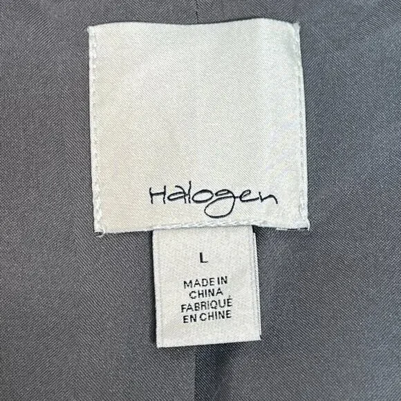 Halogen Cream & Grey Striped Jacket Coat - Picture 15 of 16
